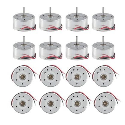 8 Pack Mini Generator Motor-DC 3V 1730 RPM, Small Electric Motor with Wire