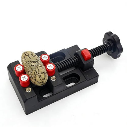 Universal Mini Drill Press Vise Clamp Table Bench Vice for Jewelry Walnut Nuclear Watch Repairing Clip On DIY Sculpture Craft Carving (Clamping Range: 0-2inch ABS) - size: Clamping Range: 0-2inch (ABS)