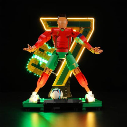 LED Light Set Compatible with Lego 43016 Cristiano Ronaldo – Soccer Legend Set, Light Kit for Lego 43016 Building Blocks Model, Not Included The Model Set - color: 43016 Cristiano Ronaldo Soccer Legend Set