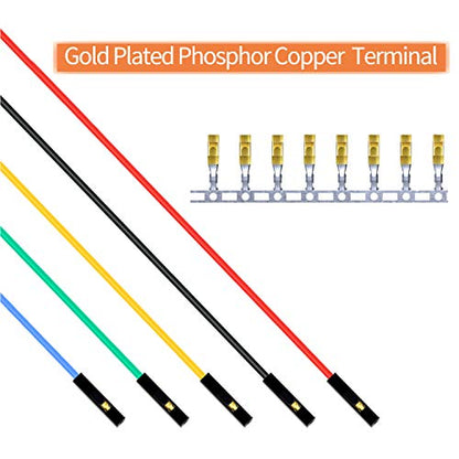 Makeronics Alligator Clip to Breadboard Jumper Wires 10pcs