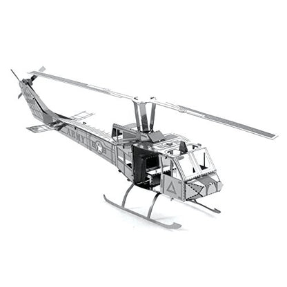 Metal Earth Huey UH-1 Helicopter 3D Metal Model Kit Fascinations - style: Traditional