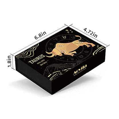 Taurus Crystals Gift Set, Zodiac Signs Healing Crystals Birthstones with Horoscope Box Set Taurus Astrology Crystals Healing Stones Gifts - color: Taurus