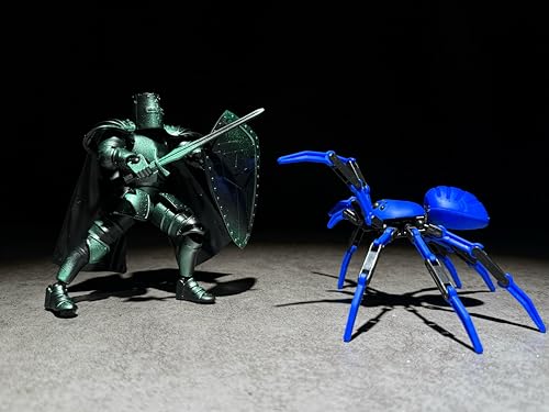 Spider Action Figure – 3D Printed Movable Multi-Jointed Collectible Model with Suction Cup (Assembly Required) - color: Multi-color Spider