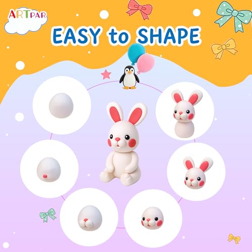 ARTPAR Air Dry Clay 180 Colors,Modeling Clay for Kids,DIY Art & Crafts Kit - color: 180 colors