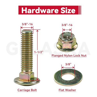 GELASKA 2 Pack 193195 189993 Idler Pulley for Husqvarna 48" GT5000 GTH2548 - color: A12 2x193195