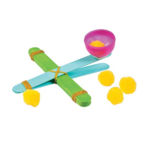 Fun Express 6" DIY STEM Activity Craft Sticks Catapult Craft Kits - size: 6 inches