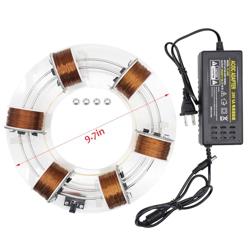 6 Coils Ring Electromagnetic Accelerator Cyclotron