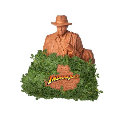 Chia Pet Indiana Jones Terracotta Planter with Seed Pack - style: Indiana Jones