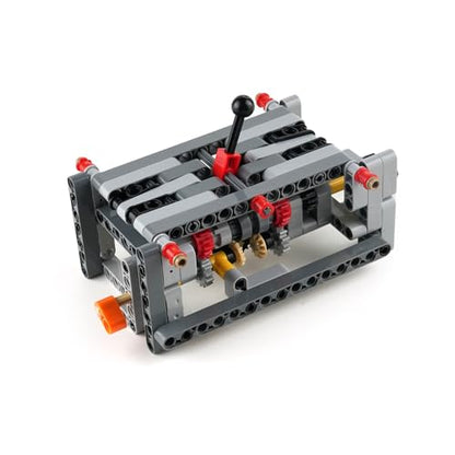 MOC 5 Speed with Reverse Gearbox Model for Building Blocks Blocks Engine Gear Speed Adjust/Technology Car Modification