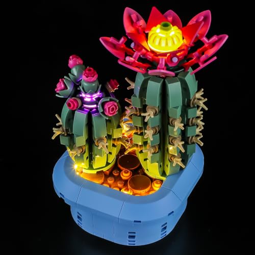 YEABRICKS LED Light for Lego-11509 Botanicals Flowering Cactus Building Blocks Model (Building Set NOT Included) - style: Only Light LEGO 11509 Flowering Cactus