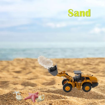 1/60 Wheeled Loader Heavy Duty Construction Metal Bulldozer, Loder Vehicle Toys for Kids, Outdoor Sandbox Car Toys, Birthday Gift Toddler Boy Kid - color: Loader -1813-1/60