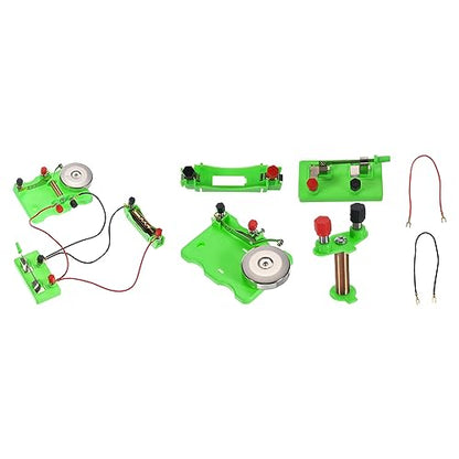 PATIKIL Physical Experiment Set, 2Set Electric Bell Magnetism Experiment Kits Switch Electromagnet Labs Induction Circuit for Educational Teaching