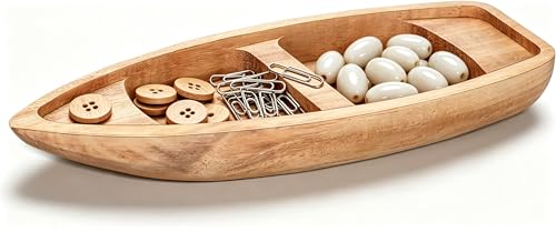 Toyvian Wooden Sailboat Model Kit, Unfinished Wood Boat for DIY Crafts