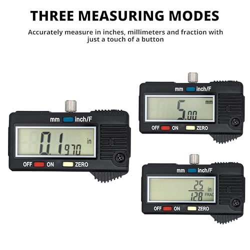 NEIKO 01407A Electronic Digital Caliper Measuring Tool, 0-6 Inches Stainless Steel Construction with Large LCD Screen Quick Change Button for Inch Fraction Millimeter Conversions, Digital Caliper - size: 6 Inch, style: Stainless Steel