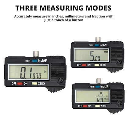 NEIKO 01407A Electronic Digital Caliper Measuring Tool, 0-6 Inches Stainless Steel Construction with Large LCD Screen Quick Change Button for Inch Fraction Millimeter Conversions, Digital Caliper - size: 6 Inch, style: Stainless Steel