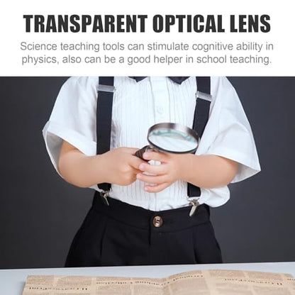 12Pcs Convex Lens, 1inch/2.5cm Diameter Convex Lens, Resin 3D Convex Lens VR Lens Film Field Mirror Magnifier, Transparent Optical Lens for Experiment and Teaching Activities