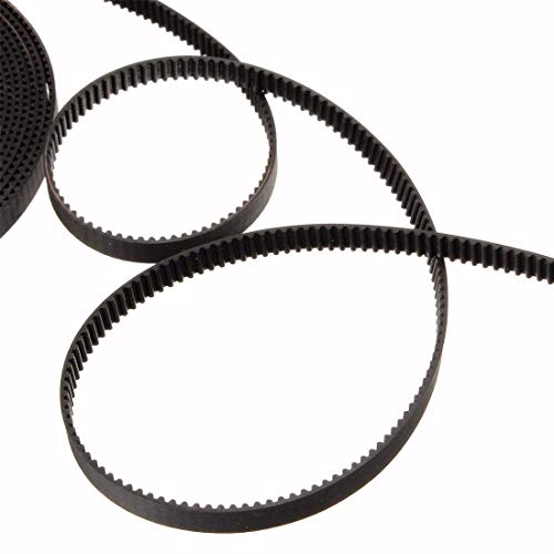Zeelo 5M GT2 Timing Belt 6mm Width + 4pcs 20 Teeth 5mm Bore Timing Pulley Wheel + 4pcs Idler + 8pcs Tensioner Spring Torsion + 4pcs Gear Clamp Mount Block with Allen Wrench for 3D Printer - color: 5M+4+4+4+8 SET