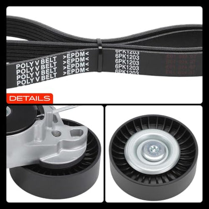 A-Premium Engine Serpentine Belt Drive Kit
