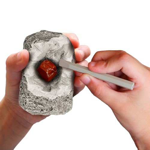 Thames & Kosmos I Dig It! Rocks & Fossils Excavation Gift Set | 18 Dig-Out Kits in Individual Gift Boxes, Great for Party Favors, Stocking Stuffers, Easter Baskets, Ages 5+