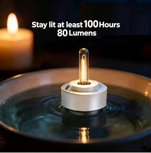 Salt Water Lamp, STEM Kit for Teens,Hydro-Powered Light (White)