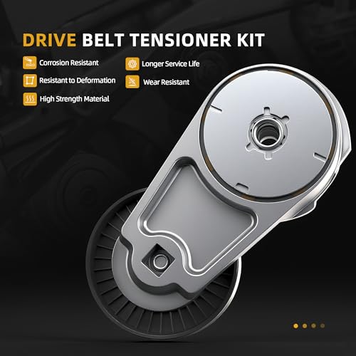 Belt Tensioner Serpentine Belt Idler Pulley Kit 90K-39282D - size: for Town & Country/Grand Caravan 11-16