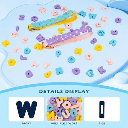 Wisedog Dog Charms for Collar, Navy, 25MM - color: Navy, size: 25mm