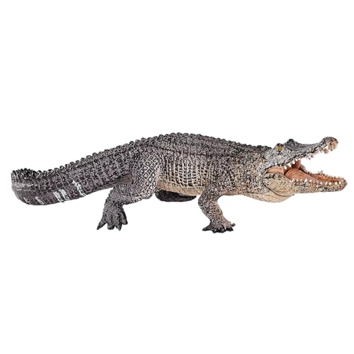 MOJO - Alligator | Moving Jaw Feature | Hand-Painted Toy Figure | Wildlife Collection | True to Life & Highly Detailed | Designed in UK