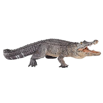 MOJO - Alligator | Moving Jaw Feature | Hand-Painted Toy Figure | Wildlife Collection | True to Life & Highly Detailed | Designed in UK