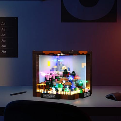 Kyglaring Light Kit for LEGO 21265 The Crafting Table Set, Lights Only - color: 21265-Lighting-Classic
