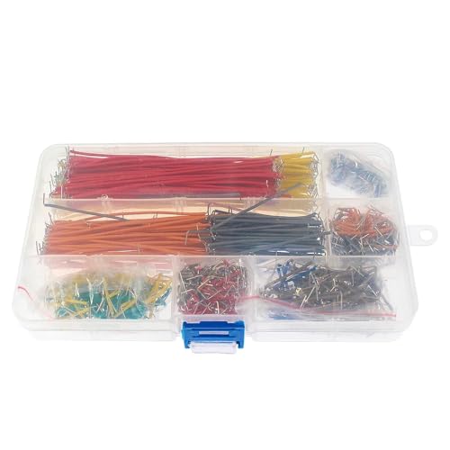 Solderless Breadboards 400 Tie Points + 840pcs Connecting Line Cables for Arduino Prototyping Circuit DIY Electronic Project - color: 1pcs400TieBreadboard-LineCable840pcs