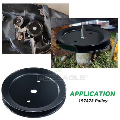 197473 Pulley Craftsman for Husqvarna YTH22V46 YTH18542 Tractors - size: 1x195945