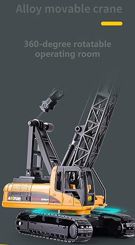 Gemini&Genius 1/50 Crawler Crane Construction Vehicle Toy Engineering Model