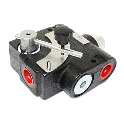 Summit Hydraulics Hydraulic Adjustable Variable Flow Control Valve w/Relief, 0-30 GPM, 3/4” NPT Port Size - size: 3/4" NPT Port, style: Relief
