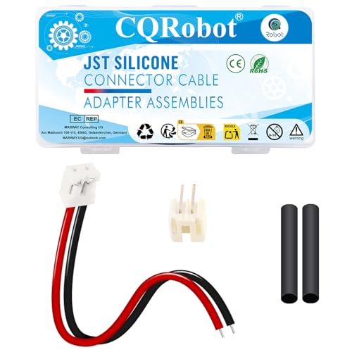 CQRobot JST PH2.0 SMD 2P Wire-to-Board Silicone Female Connector Cable Kit - size: 2P, style: PH-SMD Cable