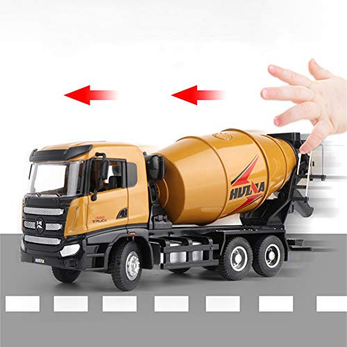 Gemini&Genius Cement Mixer Truck Construction Vehicle Cement Truck Toy - color: Cement Truck