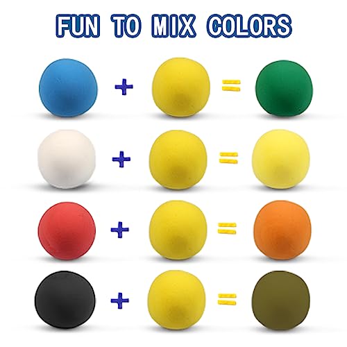 ifergoo 500g Yellow Air Dry Clay, 1.1LBS Foam Magic Modeling Clay for Kids - color: Yellow/500g