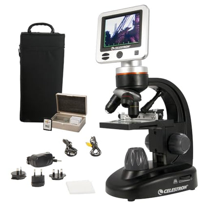 Celestron LCD Digital Microscope II – 3.5" Rotating LCD Touchscreen - style: LCD Digital Micro II