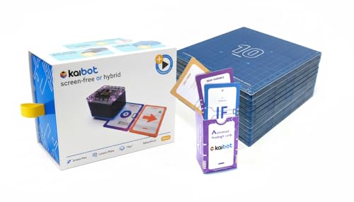 KaiBot STEM Coding Robot Kit for Kids | Screen-Free Computational Thinking & Hands-On Math Learning | Classroom & Homeschool Educational Robot for Grades K-8