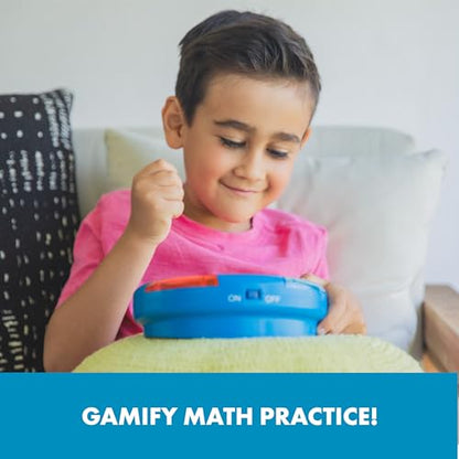 Educational Insights Math Slam - Handheld Electronic Math Games for Kids 5-7, First Grade Addition and Subtraction Games, Basic Algebra Learning Game, Self-Teaching Elementary STEM Tools