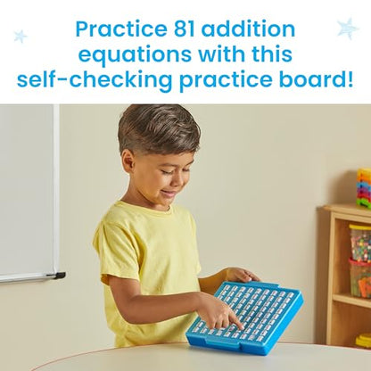 hand2mind Addition Practice Board, Math Facts Games, Number Games, Math Manipulatives Kindergarten, Educational Toys, Kids Learning Toys, Math Centers for Classroom, Preschool Learning Activities