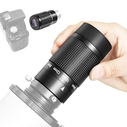 Astromania Zoom Eyepiece for Telescope 8-24mm Zoom Telescope Eyepiece 1.25" - size: 8-24mm