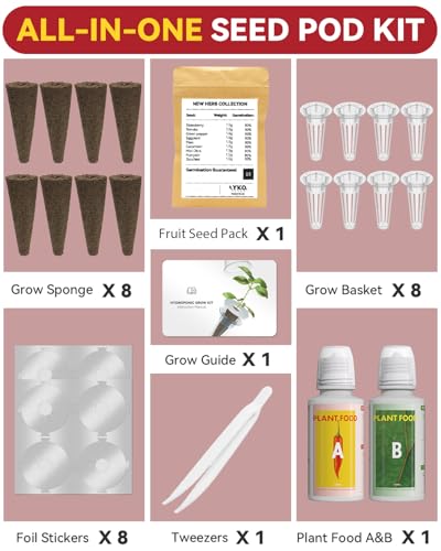 Veggies Seeds Pod Kit Compatible with AeroGarden Hydroponic Growing System - color: Veggies, size: 8-pods