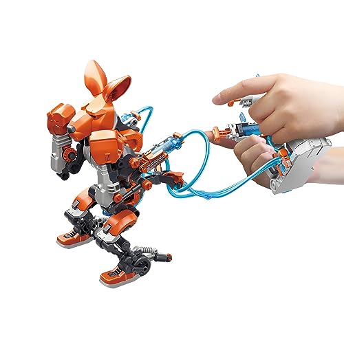 Thames & Kosmos Hydraulic Boxing Bots STEM Experiment Kit | Build Two Hydraulic-Powered Boxing Robots! | Explore Water-Powered Systems | Challenge a Friend to a Robot Duel!