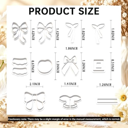 11PCS Bow Polymer Clay Cutters Set - color: Bow-11pcs