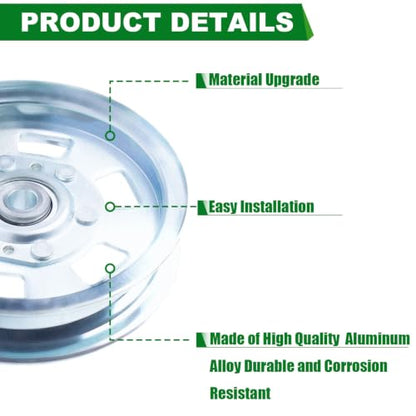 Idler Pulley (033-8000-00 033-7201-00 033-2000-00 033-7201-25) Fits Bad Boy ZT MZ Out Law Series 72" 61" 60" 50" 48" 54" Decks Mower (3 Pack) - color: 033-8000-00 3 pack