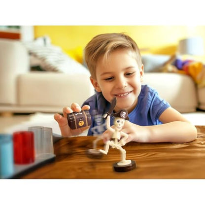 KidzLabs - Dig a Glow Pirate, Unearth a Pirate Skeleton, STEM Fun Learning Kit for Kids Ages 5+, Gold