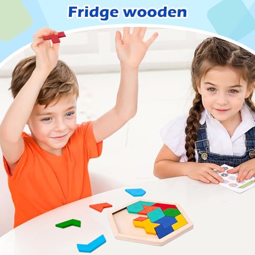 3 Otters Wooden Puzzle, with Guide Book - size: Medium