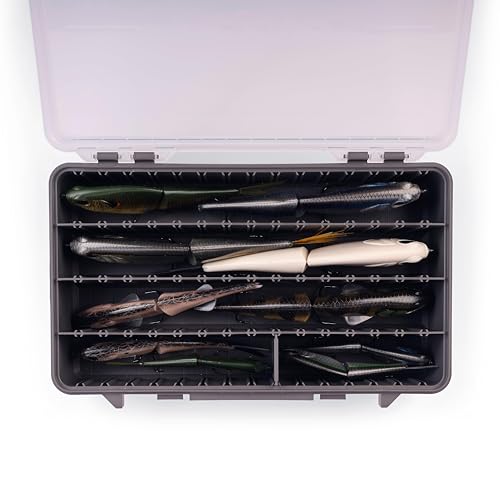 Plano StowAway 3700 Deep Stow Tackle Box, with Corrosion-Preventive Rustricor, Single Latch Design, Transparent DuraView Lid, Stackable Storage for Fishing Bait, Lures and Gear (Pack of 3) - size: 3700 Deep (Pack of 3), style: New Model