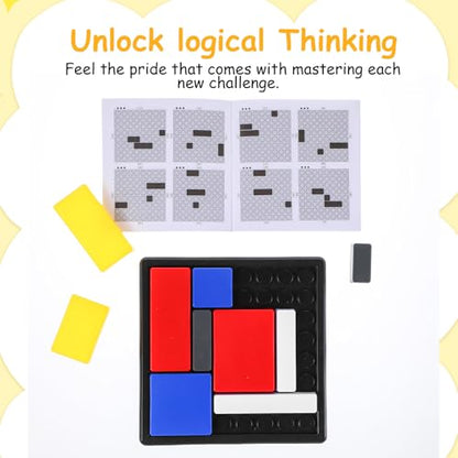 KFHENSMR Logic Puzzle Brain Teaser Game for Adults & Teens 88 Challenges