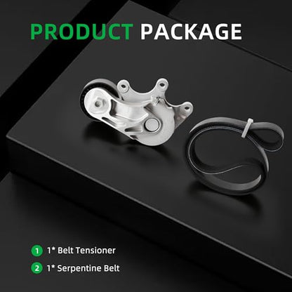 Belt Tensioner and Serpentine Belt Kit #39191 6PK1000 - size: for Z4/X1/X3/428i/528i 2012-2018